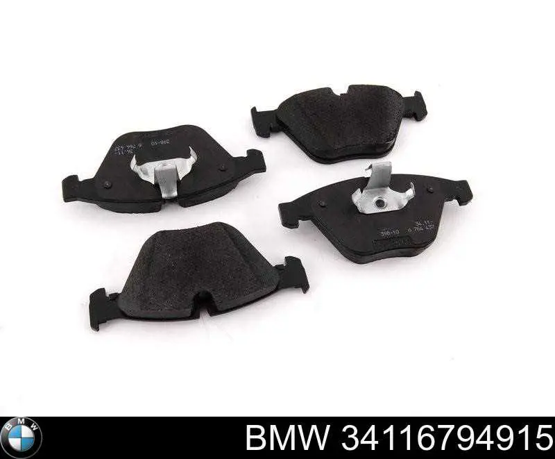 34116794915 BMW Sapatas do freio dianteiras de disco