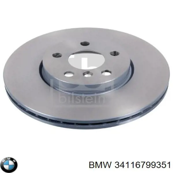 34116799351 BMW Disco do freio dianteiro
