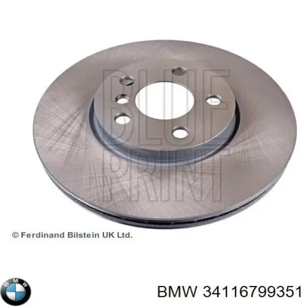 Disco do freio dianteiro BMW 34116799351 preço, a partir de 70,76 USD