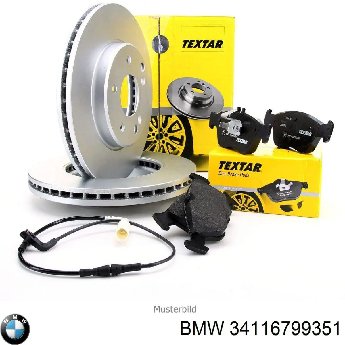 Compre 34116799351 BMW Disco do freio dianteiro