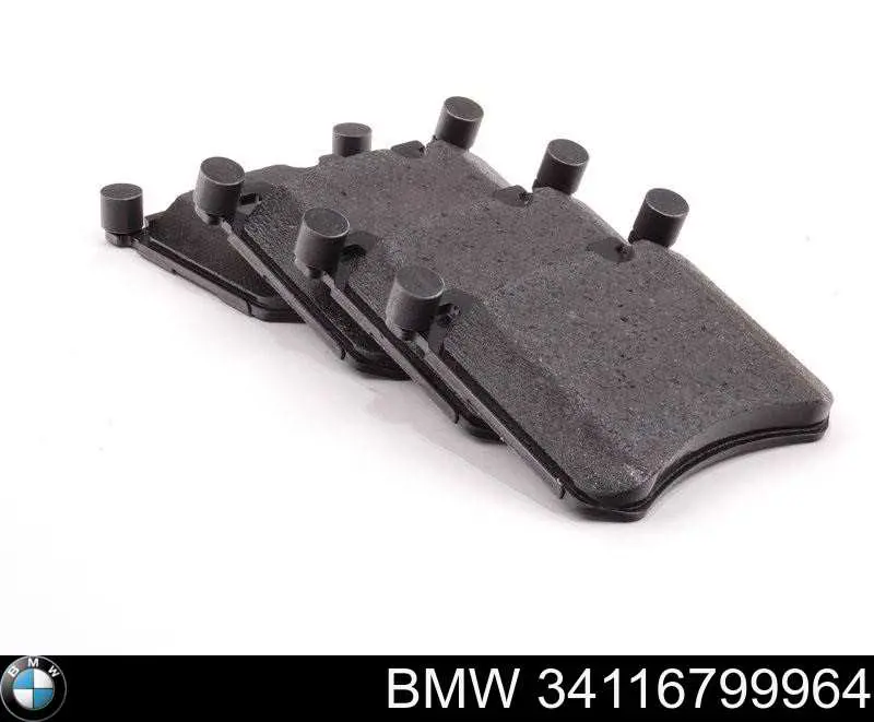 34116799964 BMW Sapatas do freio dianteiras de disco