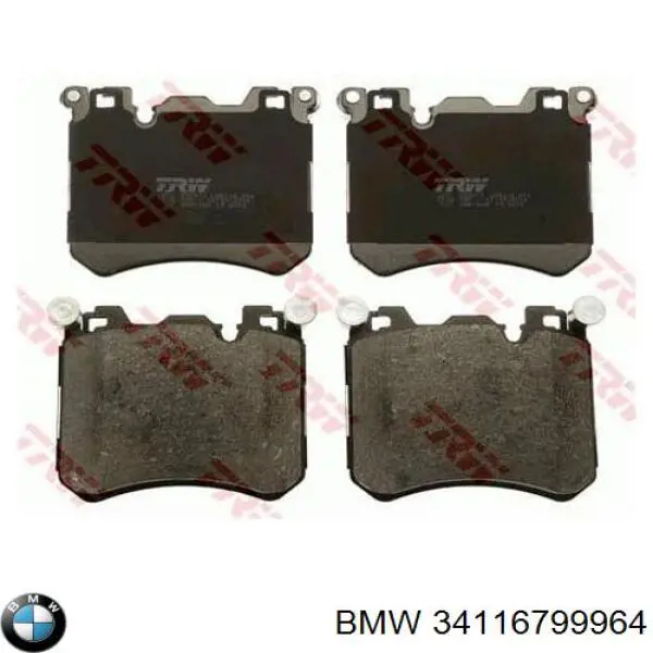 Sapatas do freio dianteiras de disco BMW 34116799964 preço, a partir de 88,26 USD