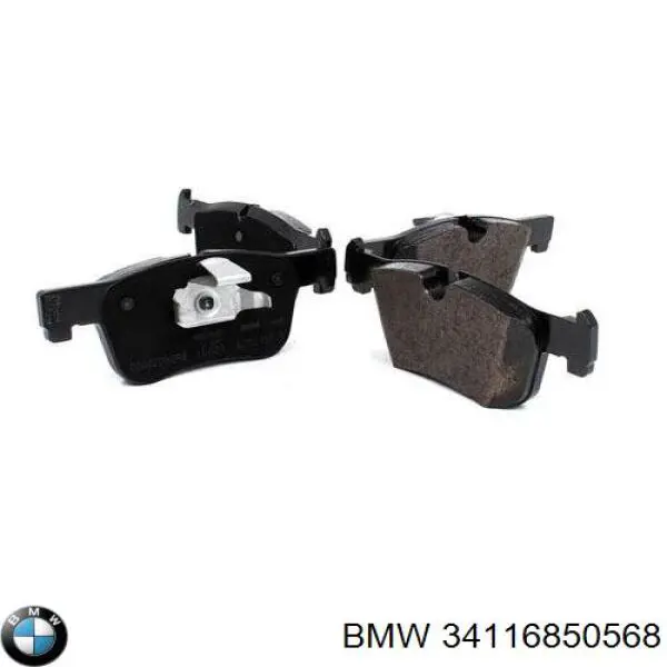 34116850568 BMW Sapatas do freio dianteiras de disco