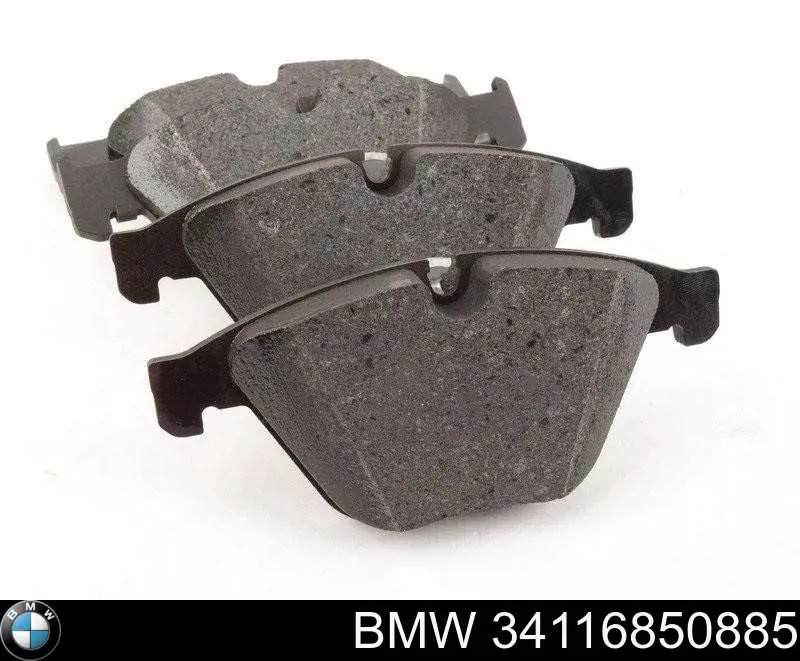 34116850885 BMW Sapatas do freio dianteiras de disco