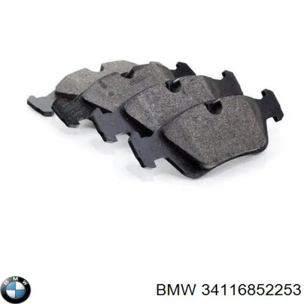 Compre 34116852253 BMW Sapatas do freio dianteiras de disco