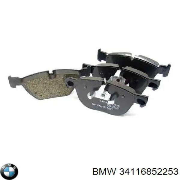 34116852253 BMW Sapatas do freio dianteiras de disco