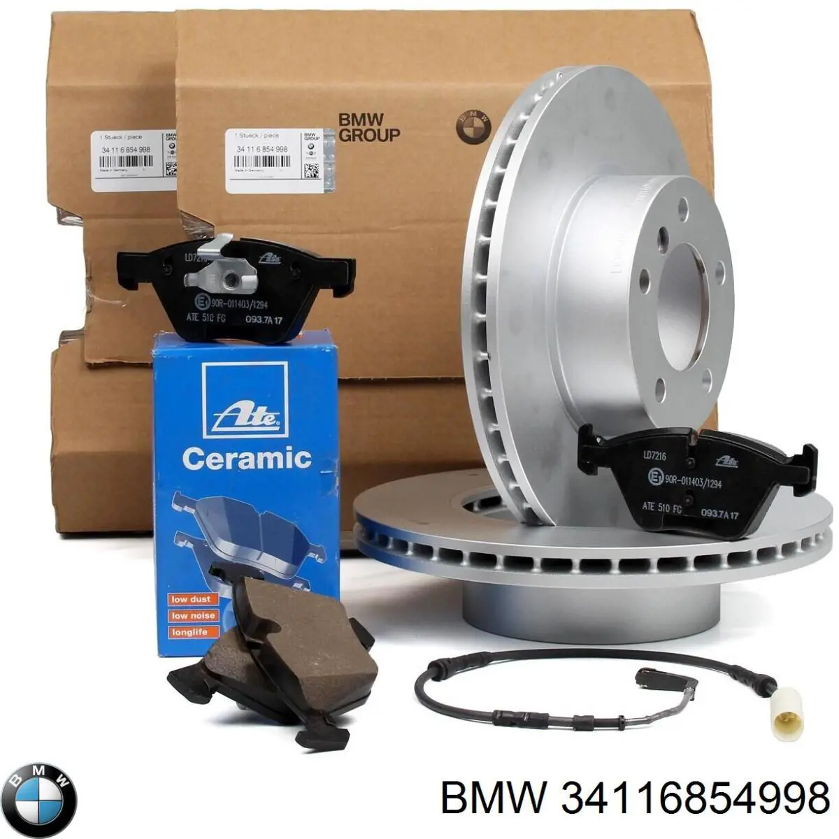 Compre 34116854998 BMW Disco do freio dianteiro