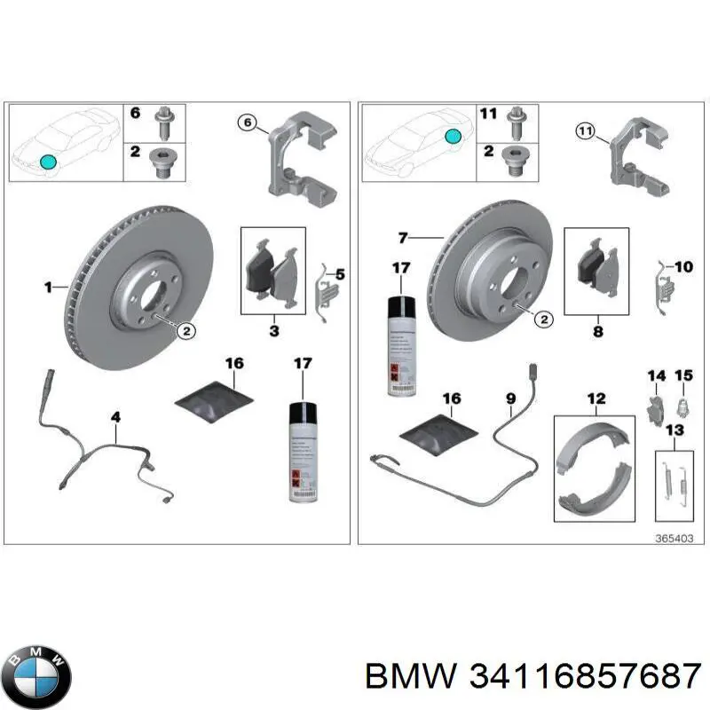 Suporte do freio dianteiro esquerdo BMW 34116857687 preço, a partir de 114,07 USD