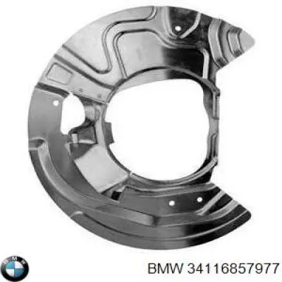 Proteção do freio de disco dianteiro esquerdo BMW 34116857977 preço, a partir de 31,33 USD