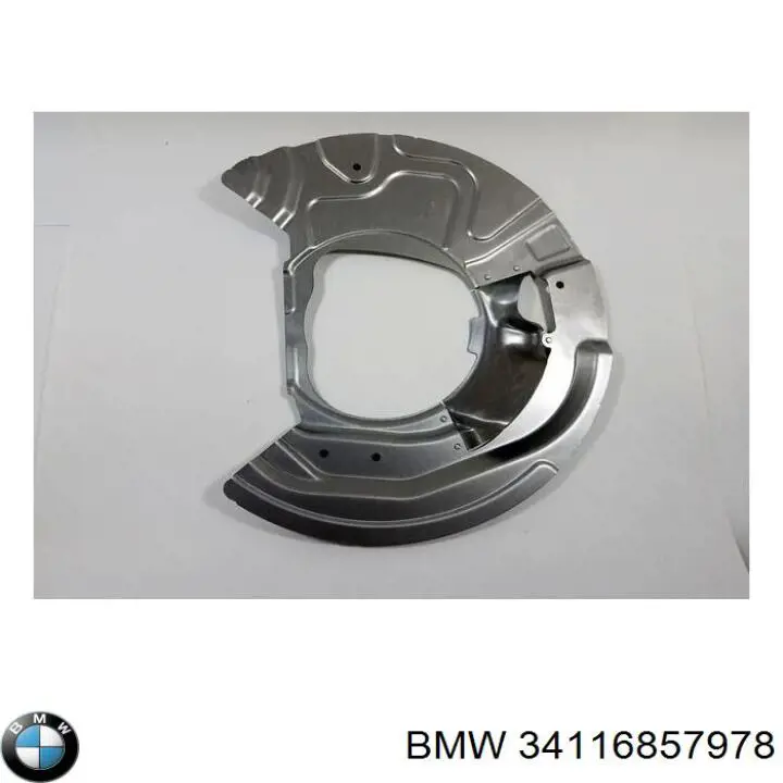 Compre 34116857978 BMW Proteção do freio de disco dianteiro direito