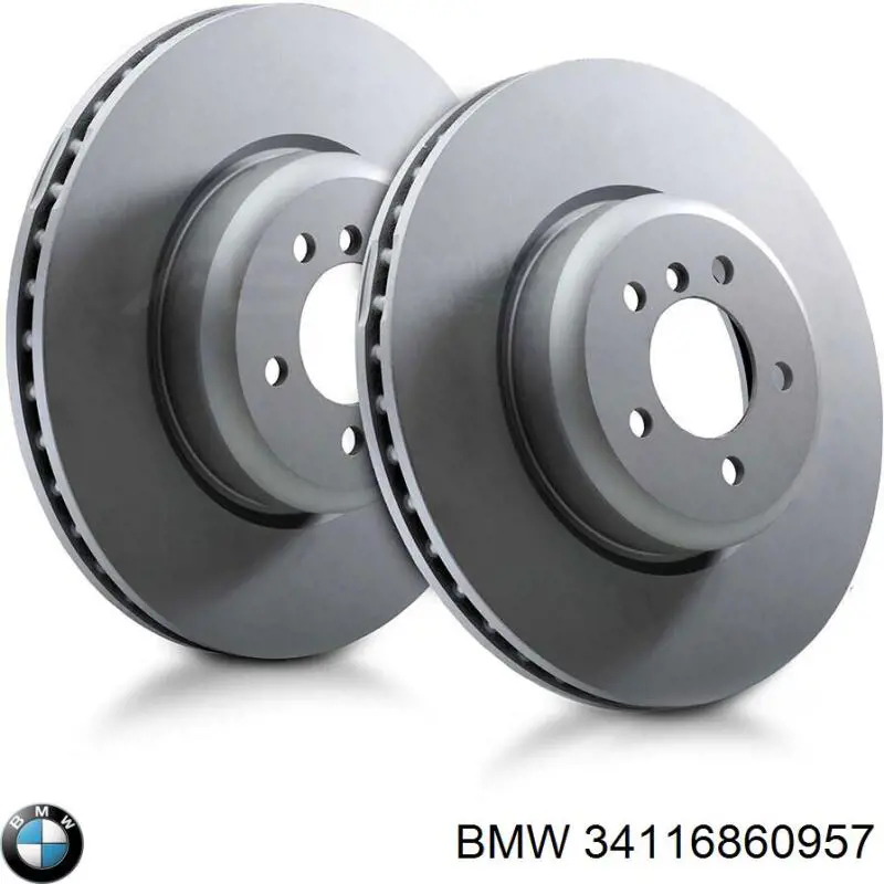 Compre 34116860957 BMW Disco do freio dianteiro