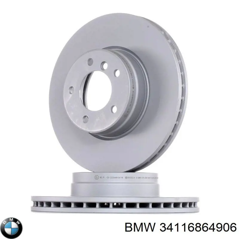 Disco do freio dianteiro BMW 34116864906 preço, a partir de 68,09 USD