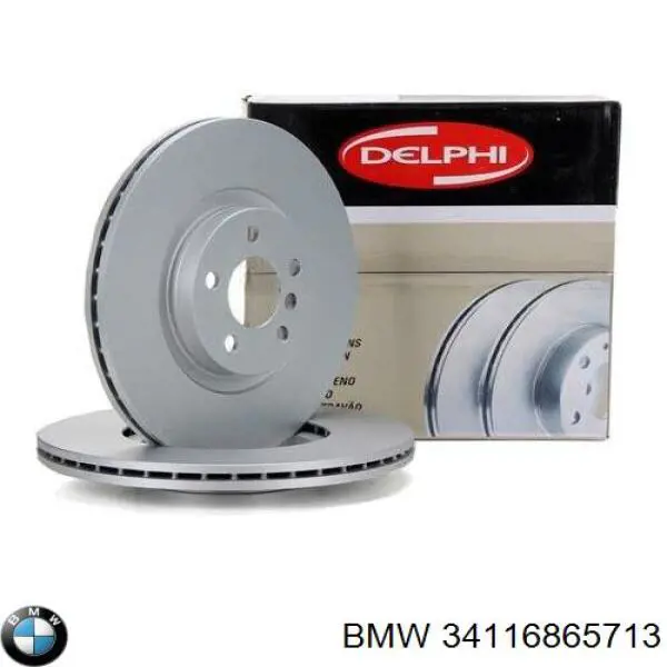 Compre 34116865713 BMW Disco do freio dianteiro
