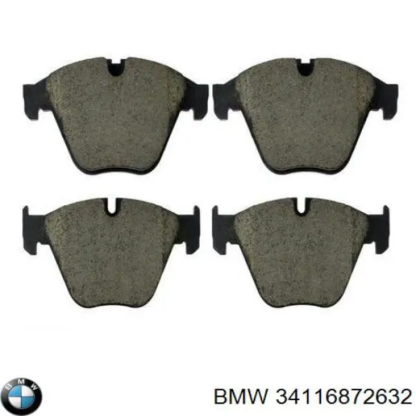 Sapatas do freio dianteiras de disco BMW 34116872632 preço, a partir de 39,82 USD