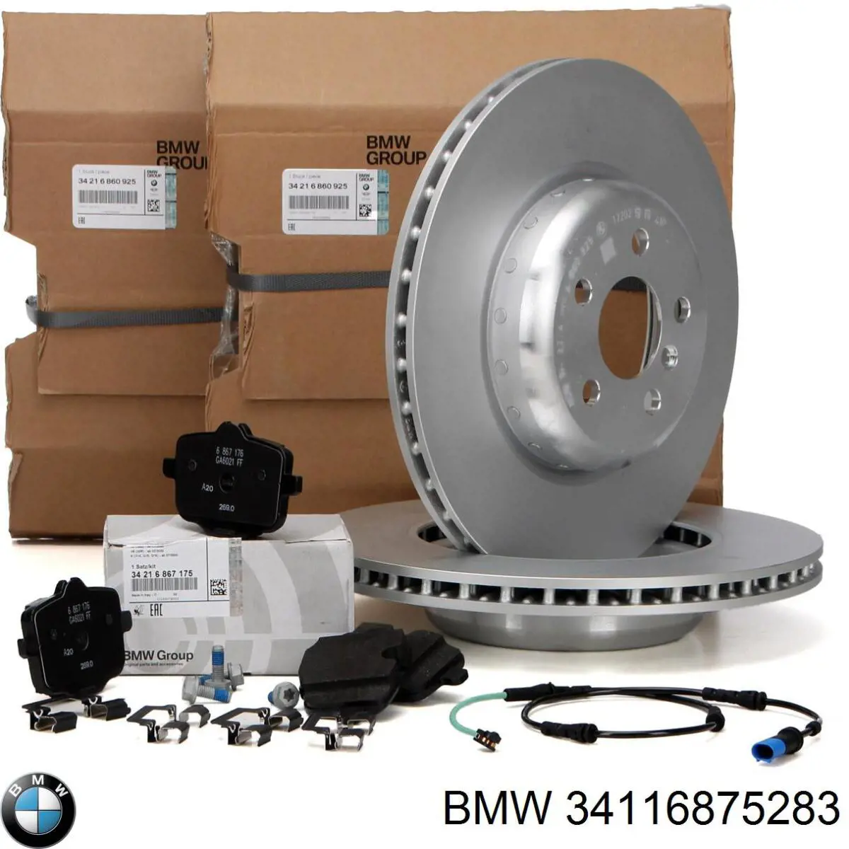 Disco do freio dianteiro BMW 34116875283 preço, a partir de 177,19 USD
