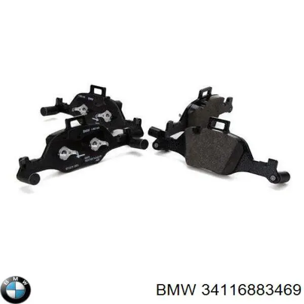 Sapatas do freio dianteiras de disco BMW 34116883469 preço, a partir de 99,46 USD