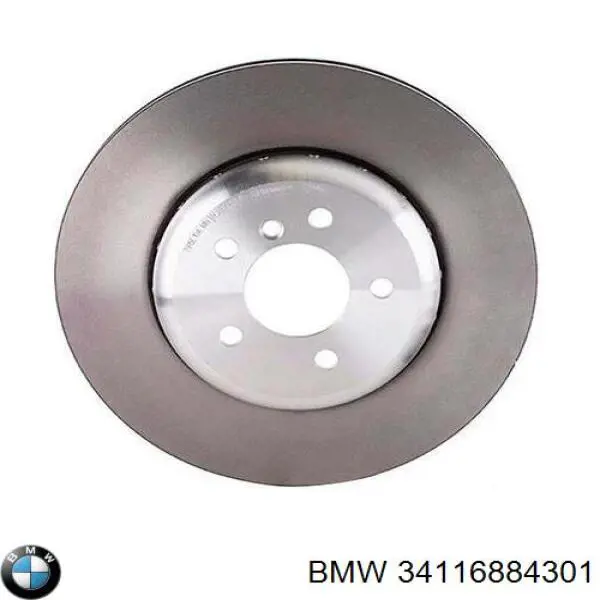 Compre 34116884301 BMW Disco do freio dianteiro