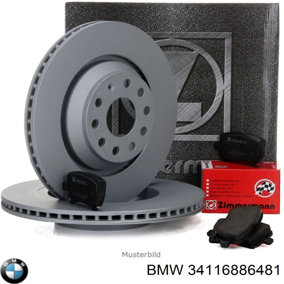 Compre 34116886481 BMW Disco do freio dianteiro
