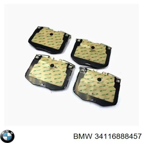 Sapatas do freio dianteiras de disco BMW 34116888457 preço, a partir de 78,08 USD