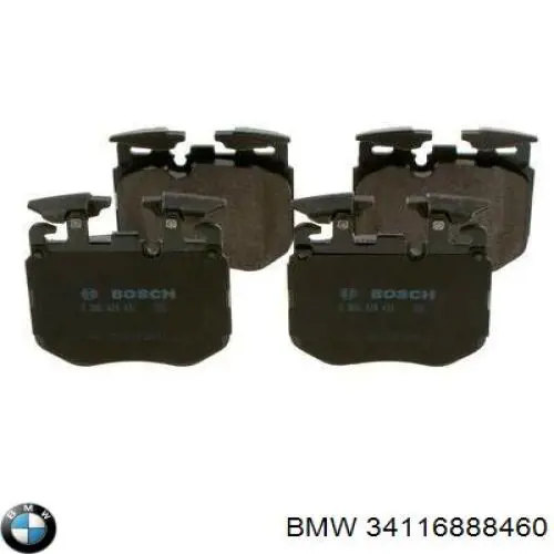 Sapatas do freio dianteiras de disco BMW 34116888460 preço, a partir de 119,38 USD