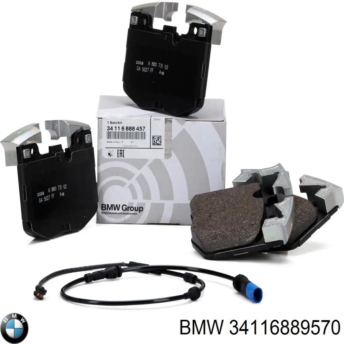 Sapatas do freio dianteiras de disco BMW 34116889570 preço, a partir de 78,08 USD