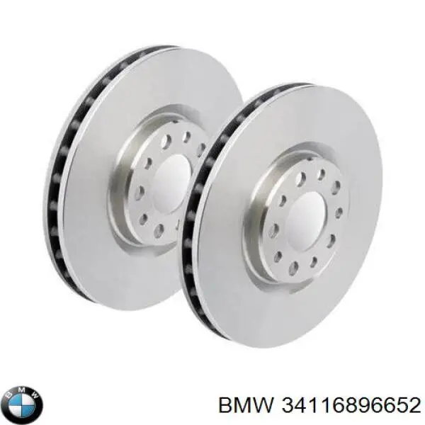 Compre 34116896652 BMW Disco do freio dianteiro