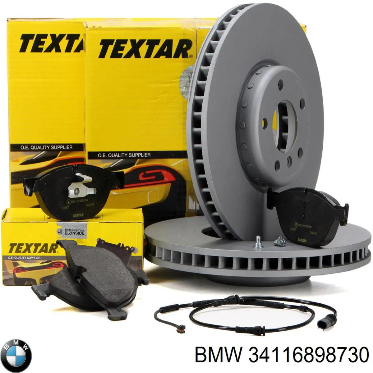 Compre 34116898730 BMW Disco do freio dianteiro