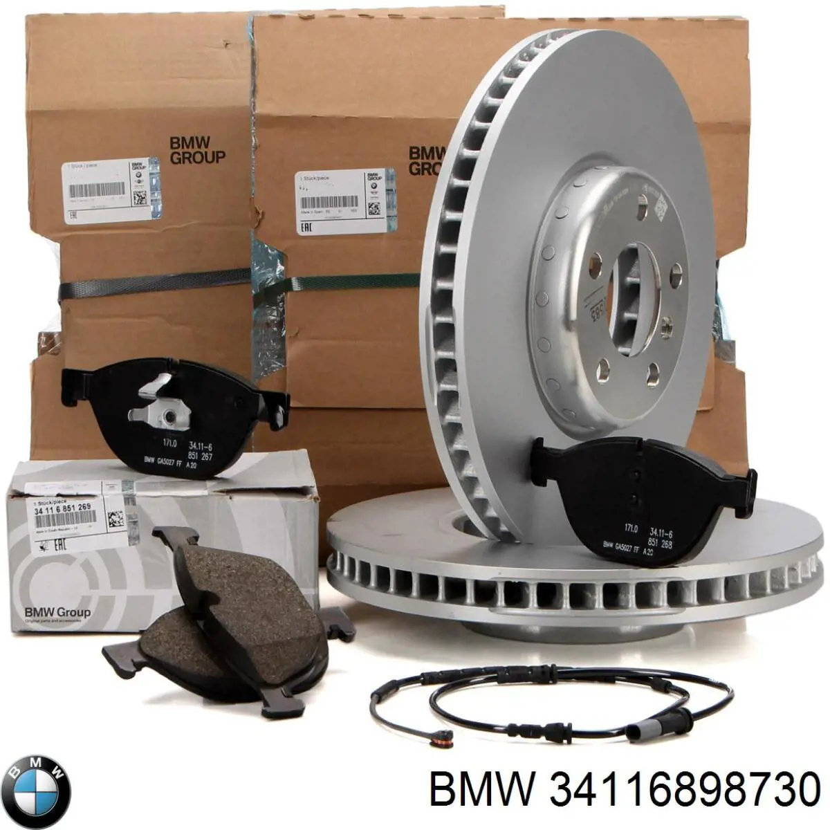 Disco do freio dianteiro BMW 34116898730 preço, a partir de 114,07 USD