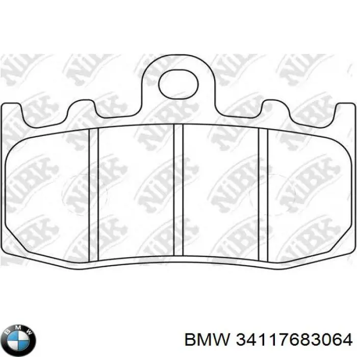 Sapatas do freio dianteiras de disco BMW 34117671780 preço, a partir de 51,01 USD
