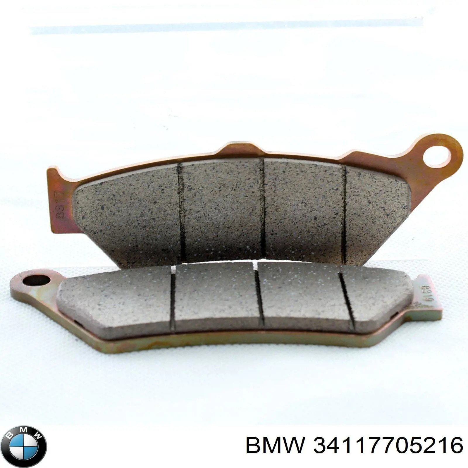Compre 34117705216 BMW Sapatas do freio traseiras de disco