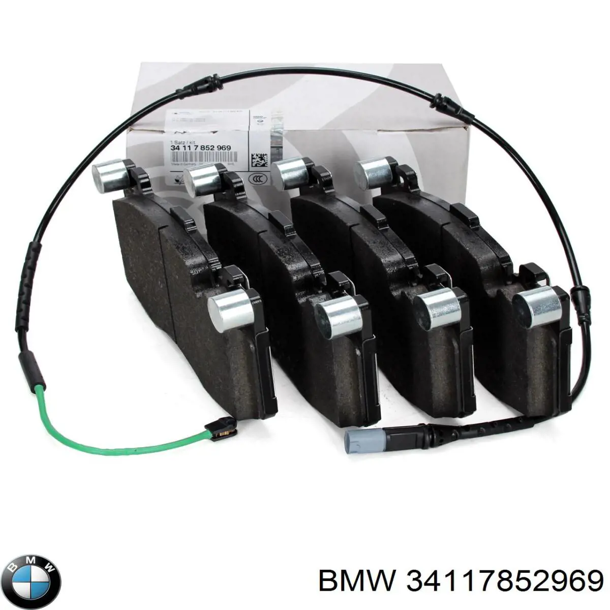 34117852969 BMW Sapatas do freio dianteiras de disco