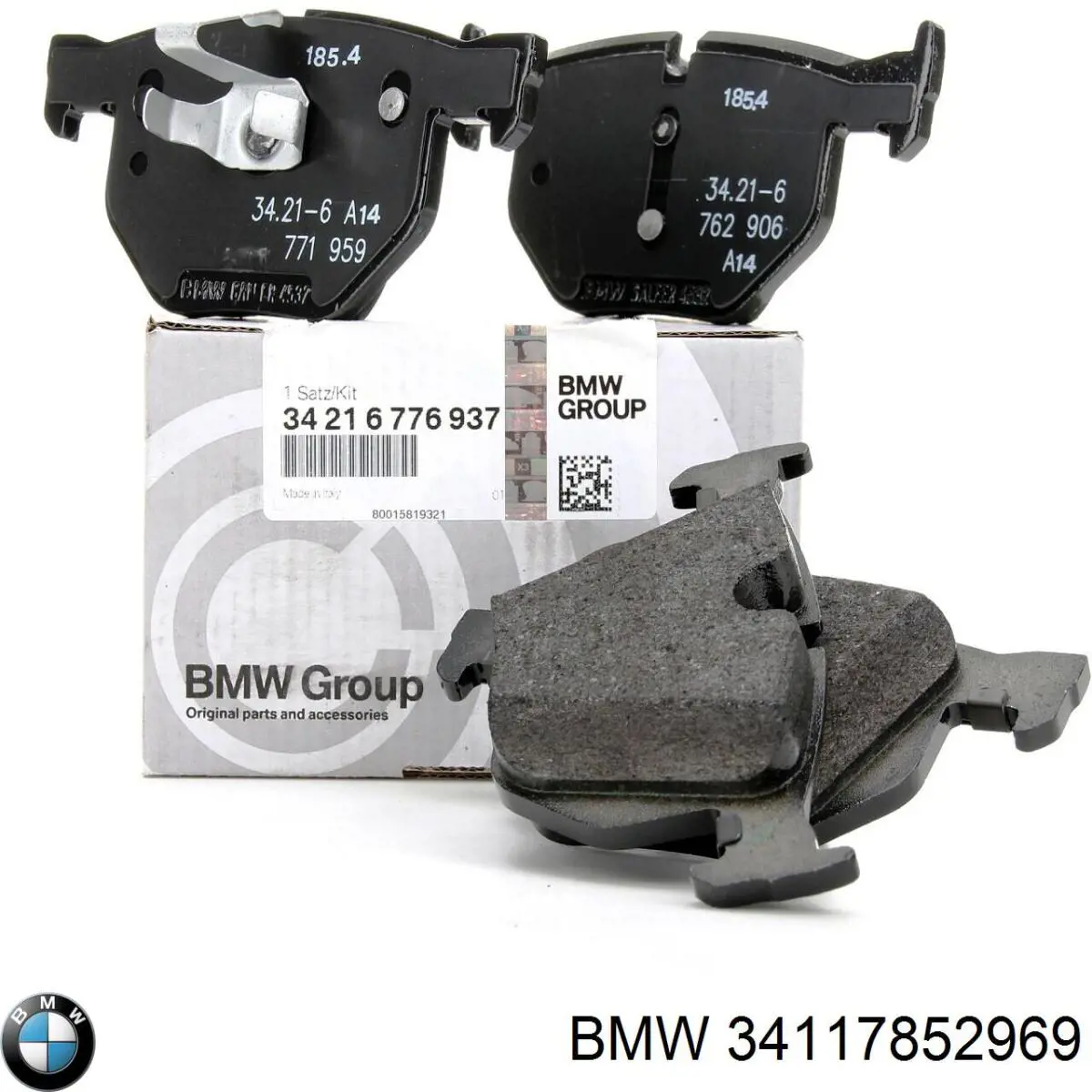 Sapatas do freio dianteiras de disco BMW 34117852969 preço, a partir de 125,30 USD