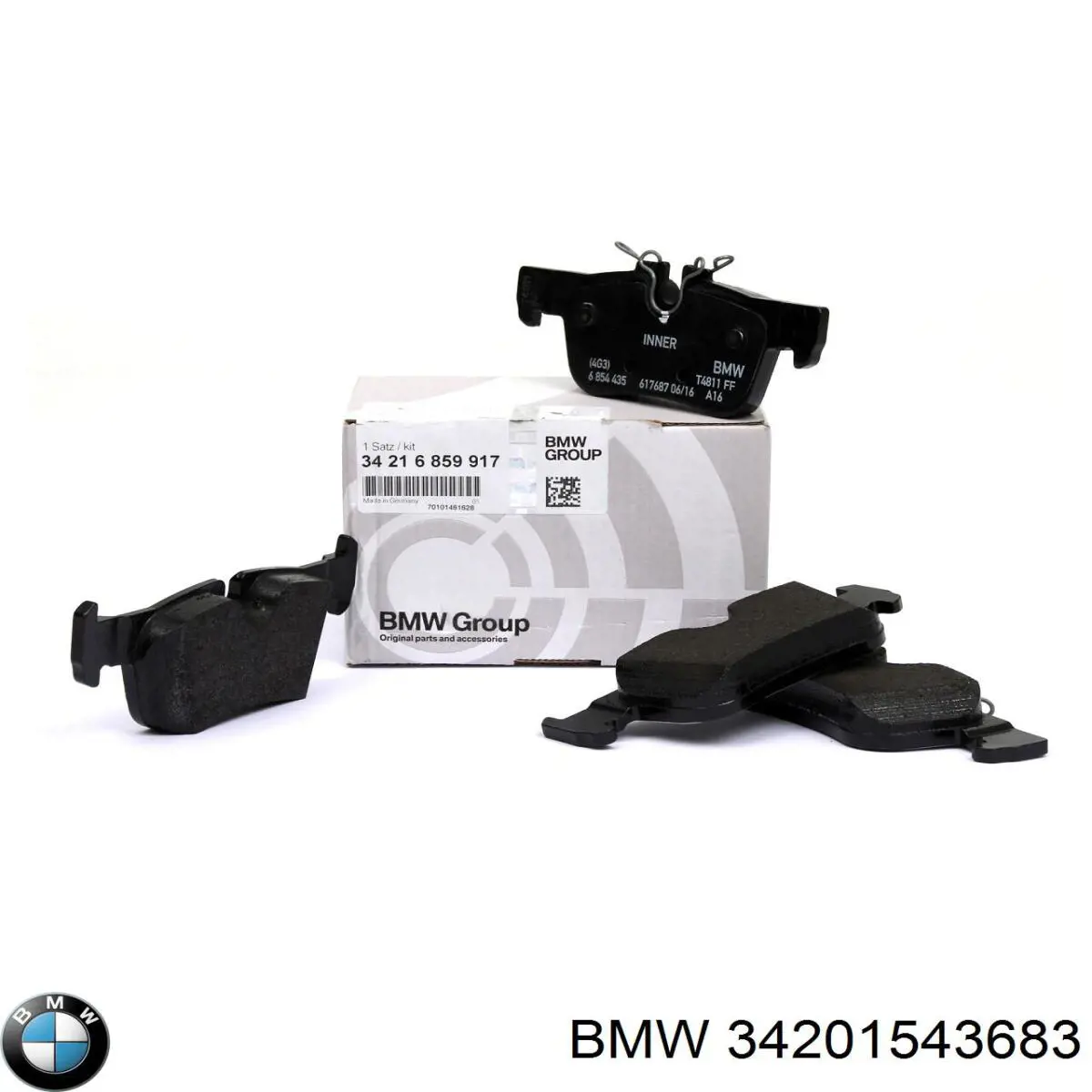 Sapatas do freio traseiras de disco BMW 34201543683 preço, a partir de 29,46 USD