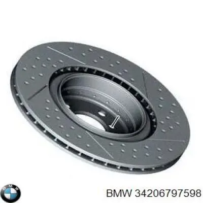 Disco do freio traseiro BMW 34206797598 preço, a partir de 140,73 USD
