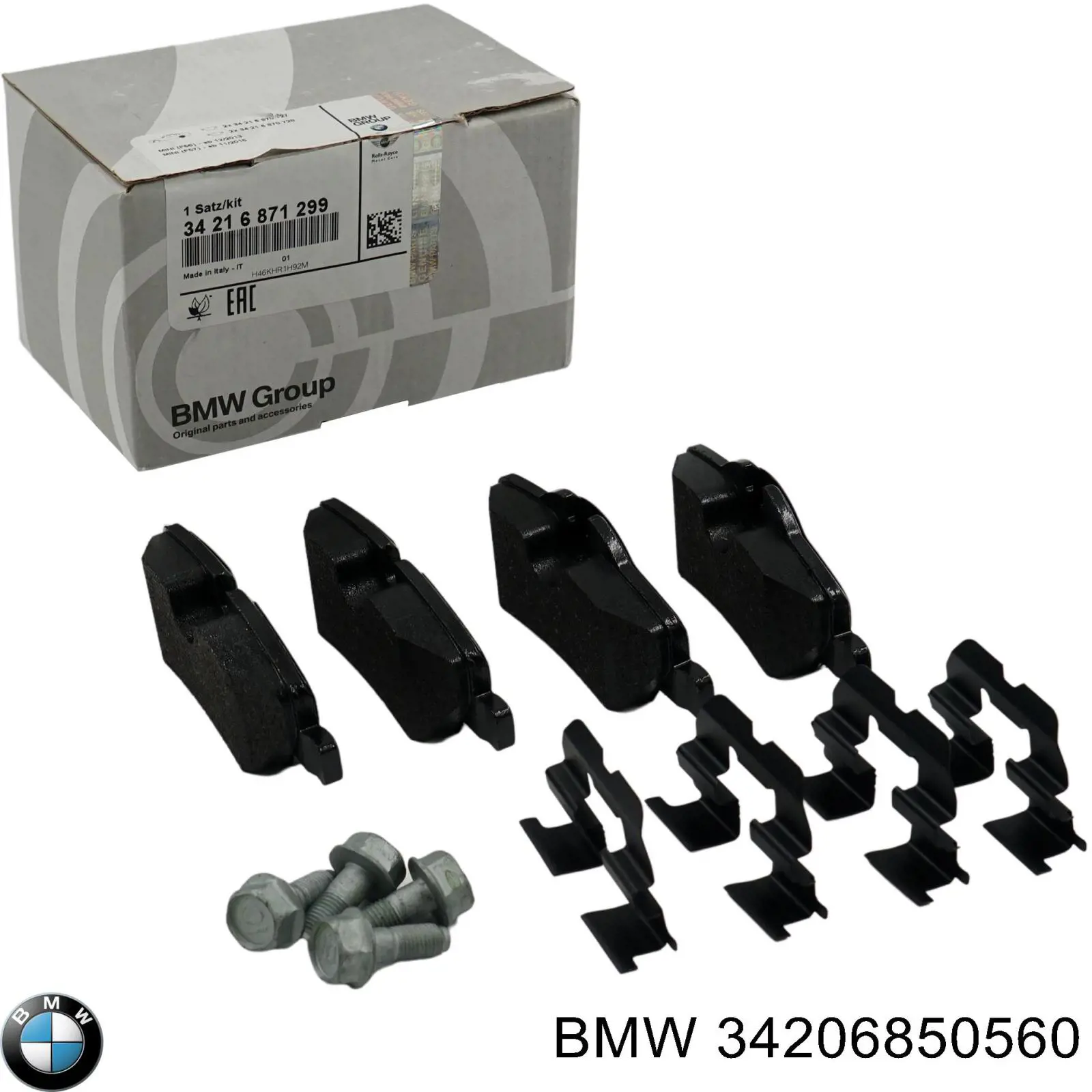 34206850560 BMW Parafuso de cabeça de motor (CBC)