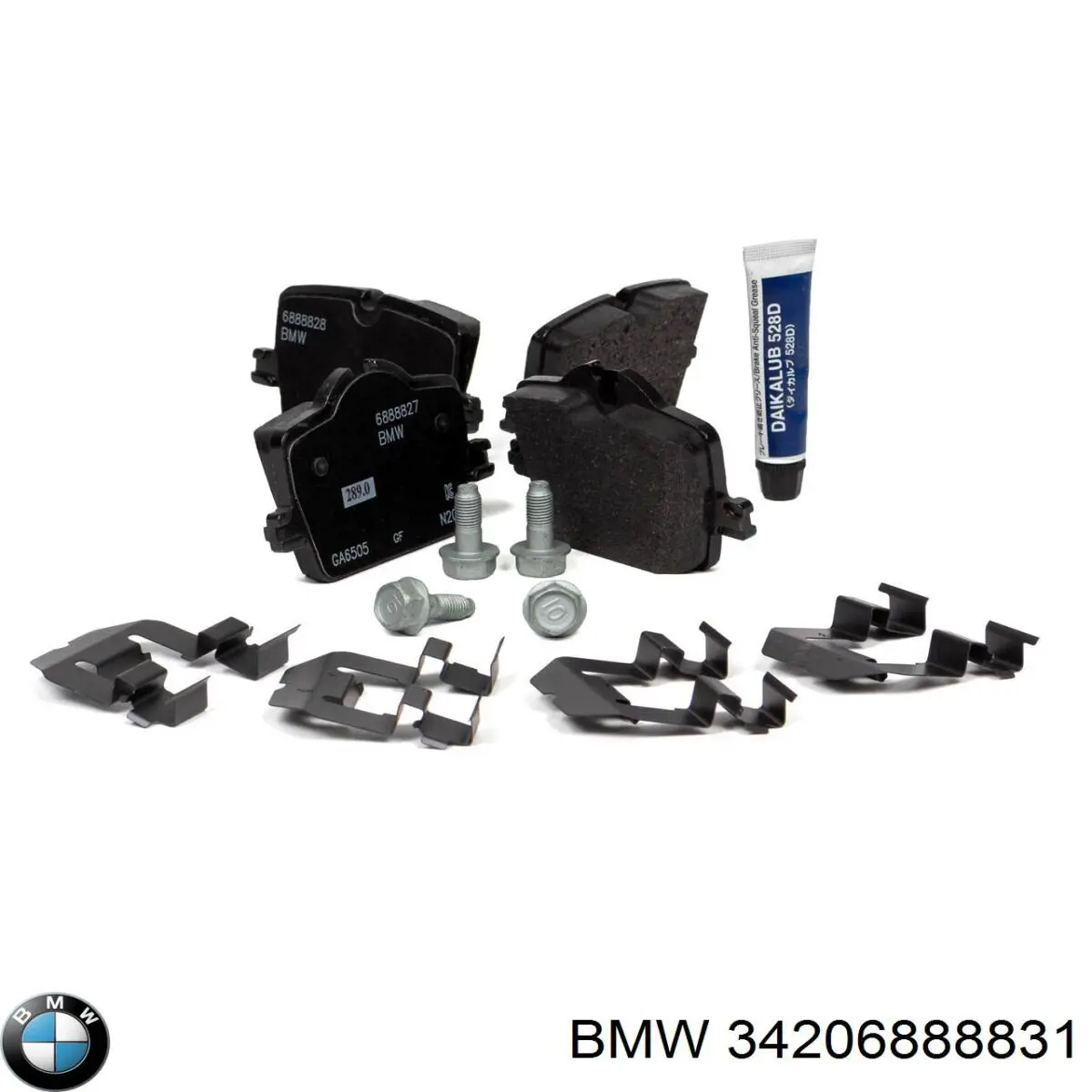 Sapatas do freio traseiras de disco BMW 34206888831 preço, a partir de 121,94 USD