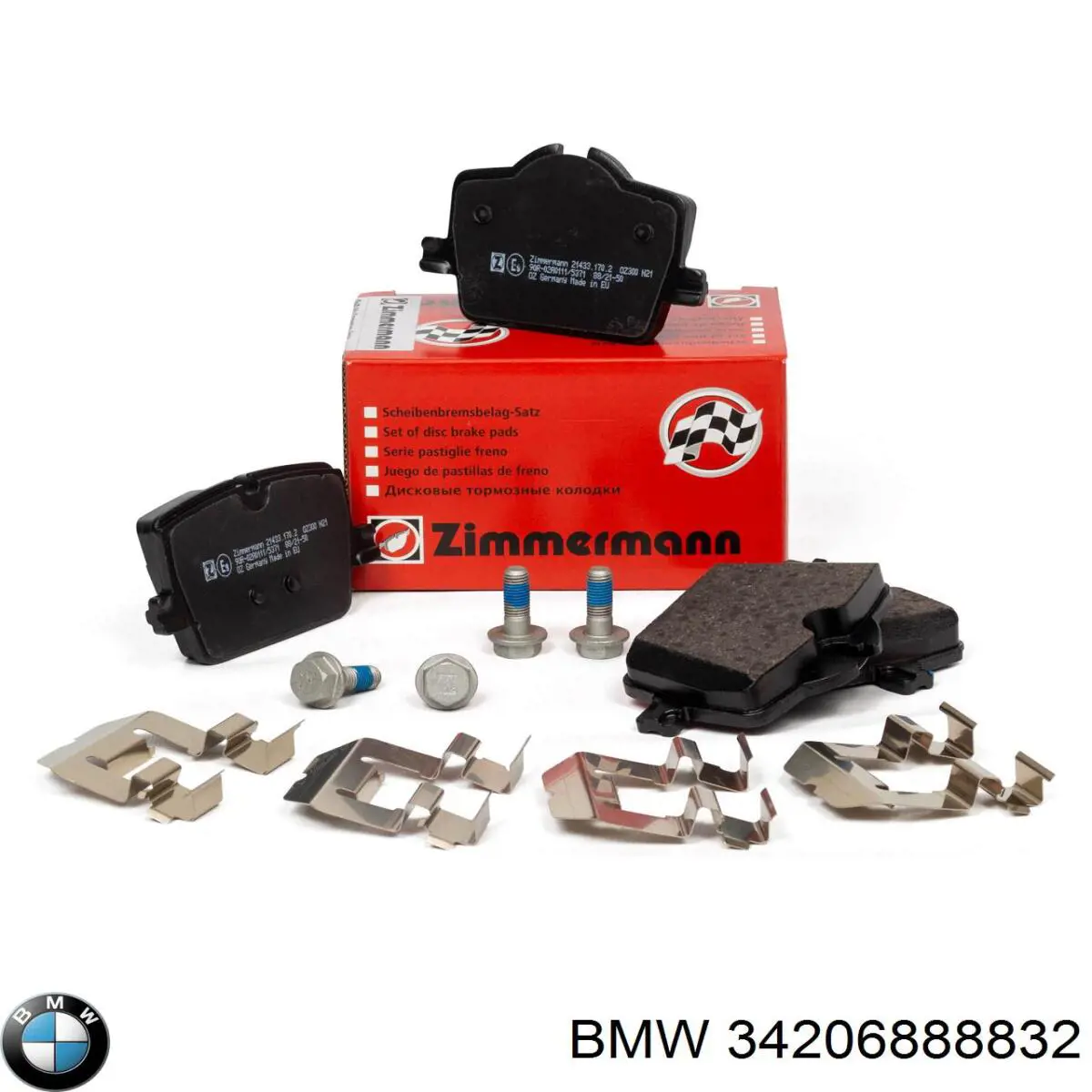 Sapatas do freio traseiras de disco BMW 34206888832 preço, a partir de 41,66 USD