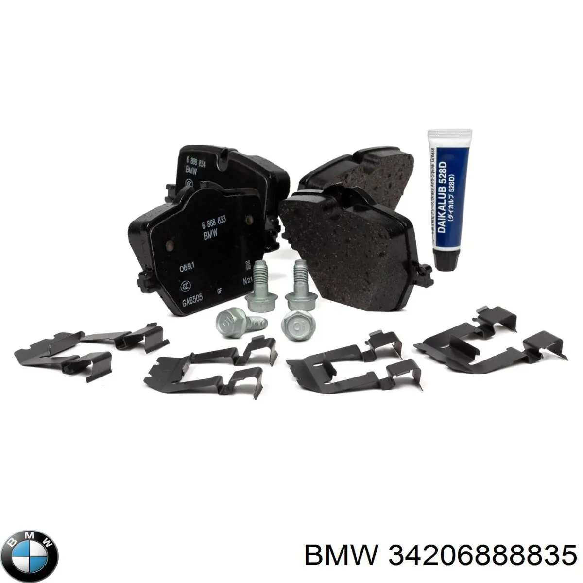Sapatas do freio traseiras de disco BMW 34206888835 preço, a partir de 38,72 USD