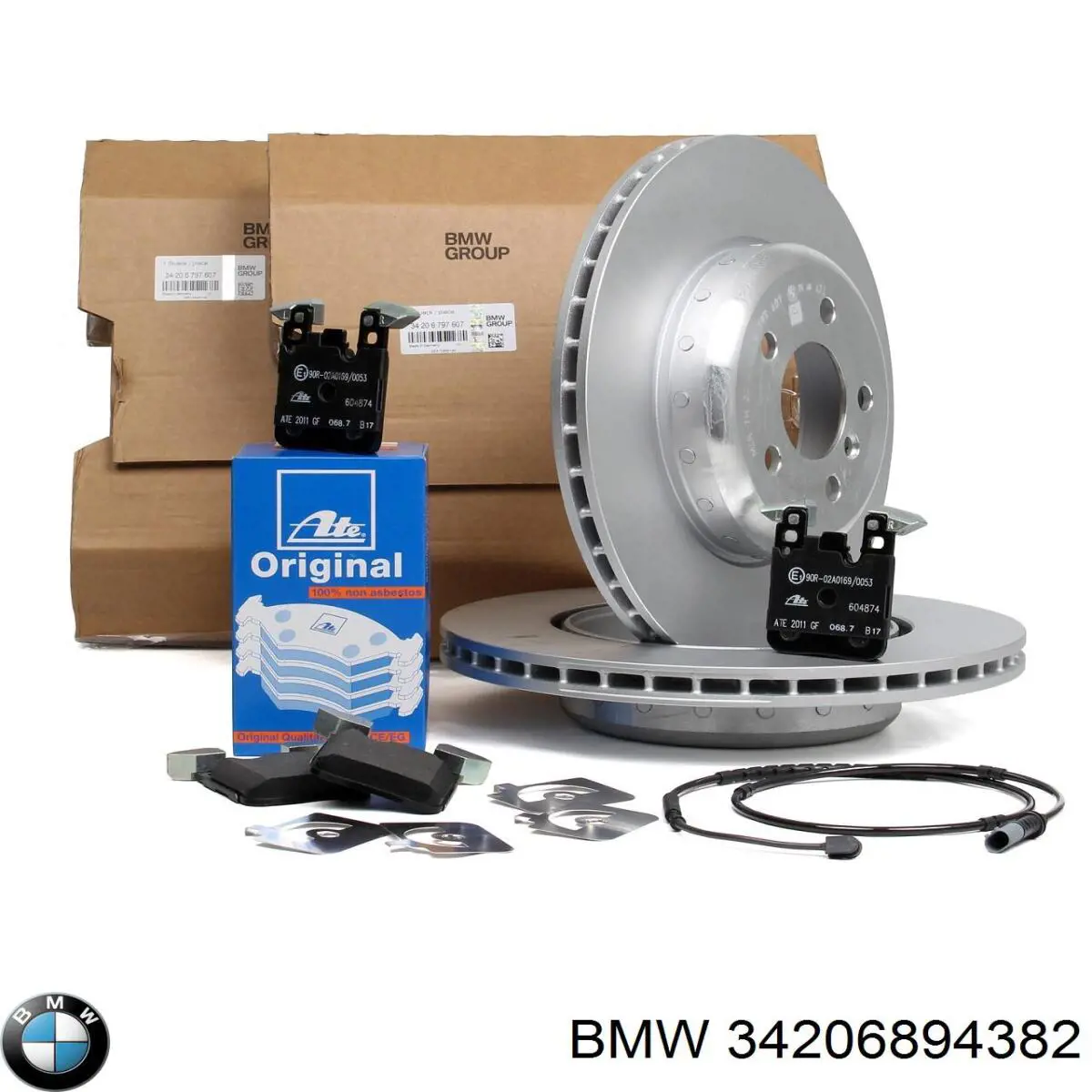 Disco do freio traseiro BMW 34206894382 preço, a partir de 200,76 USD
