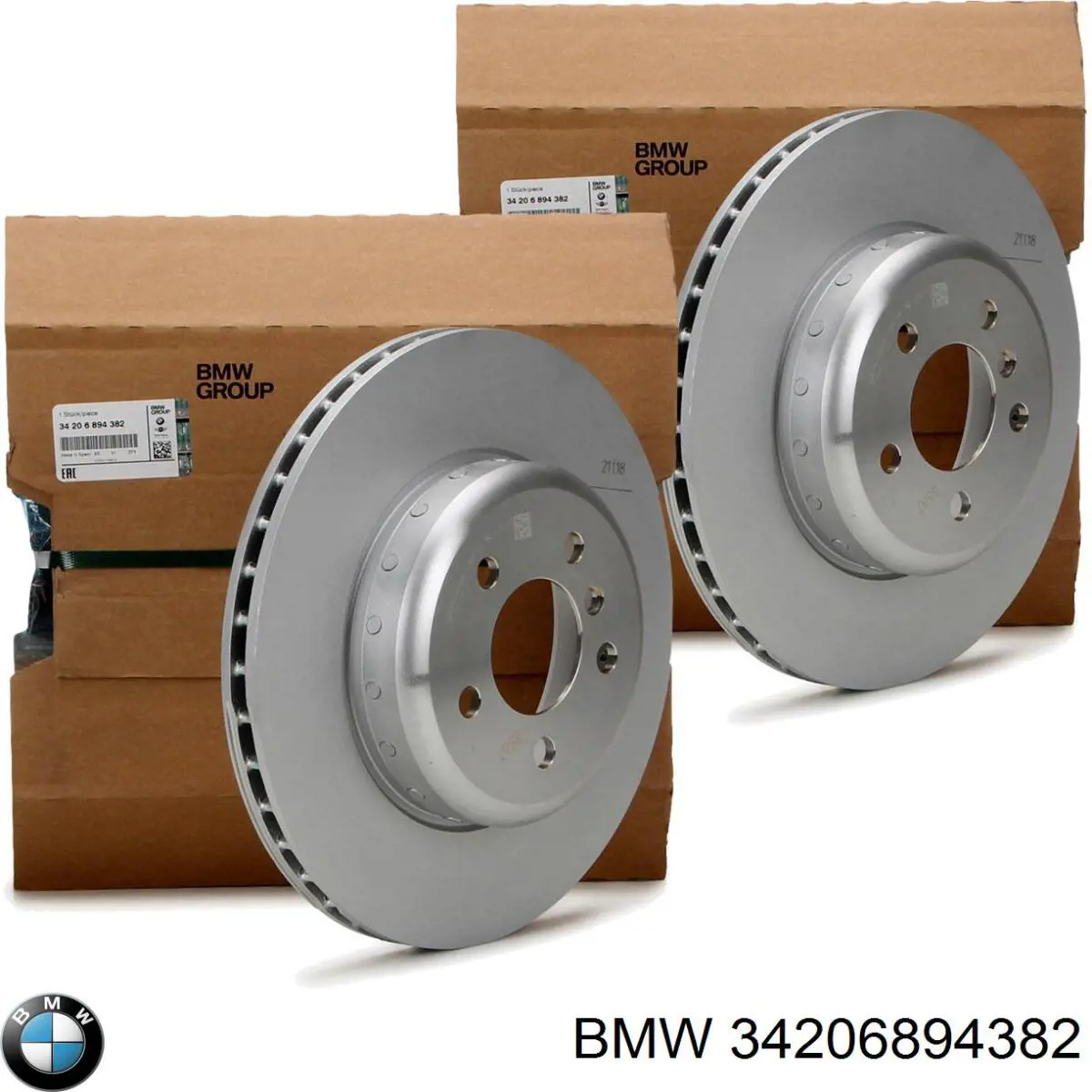 34206894382 BMW Disco do freio traseiro