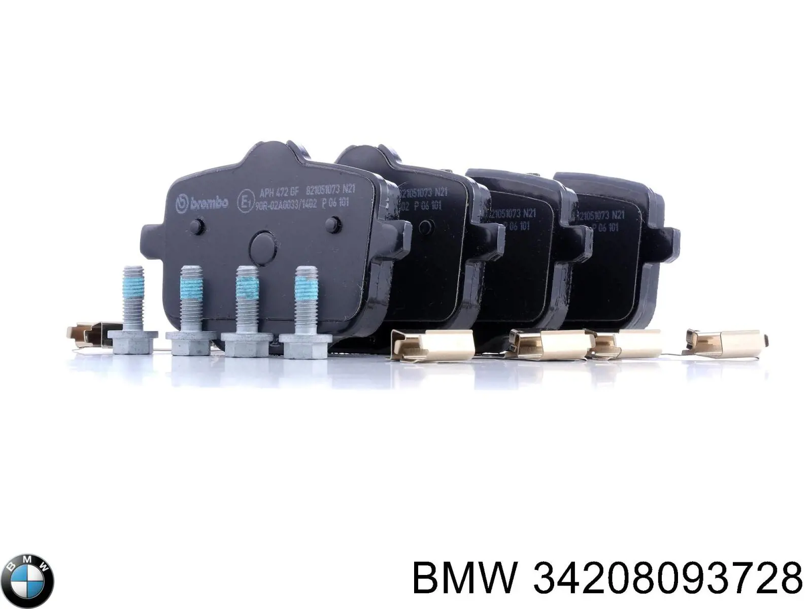 Sapatas do freio traseiras de disco BMW 34208093728 preço, a partir de 40,04 USD