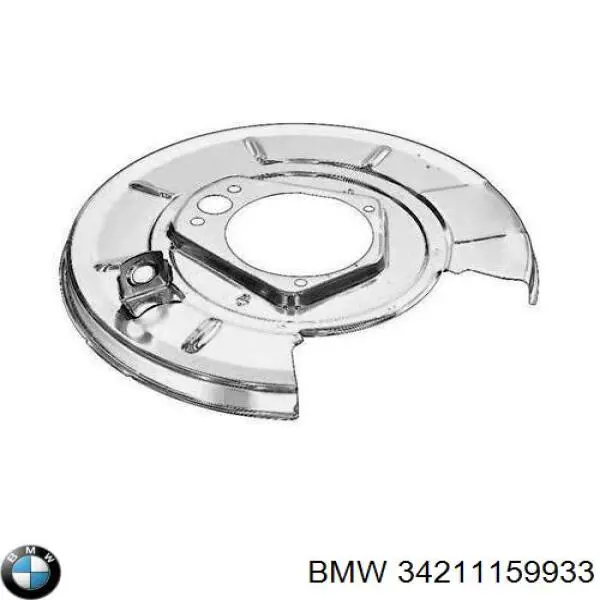 Proteção esquerda do freio de disco traseiro BMW 34211159933 preço, a partir de 143,61 USD