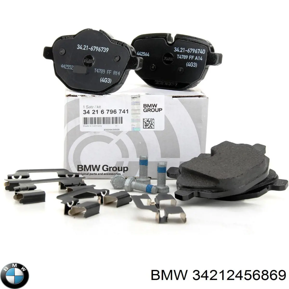 Sapatas do freio traseiras de disco BMW 34212456869 preço, a partir de 31,28 USD