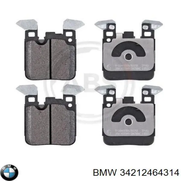 Sapatas do freio traseiras de disco BMW 34212464314 preço, a partir de 47,31 USD