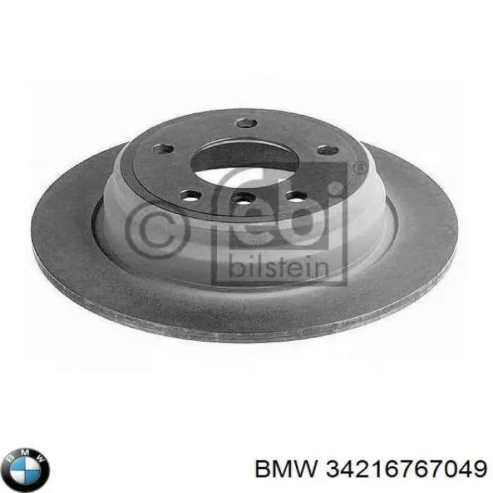 34216767049 BMW Disco do freio traseiro