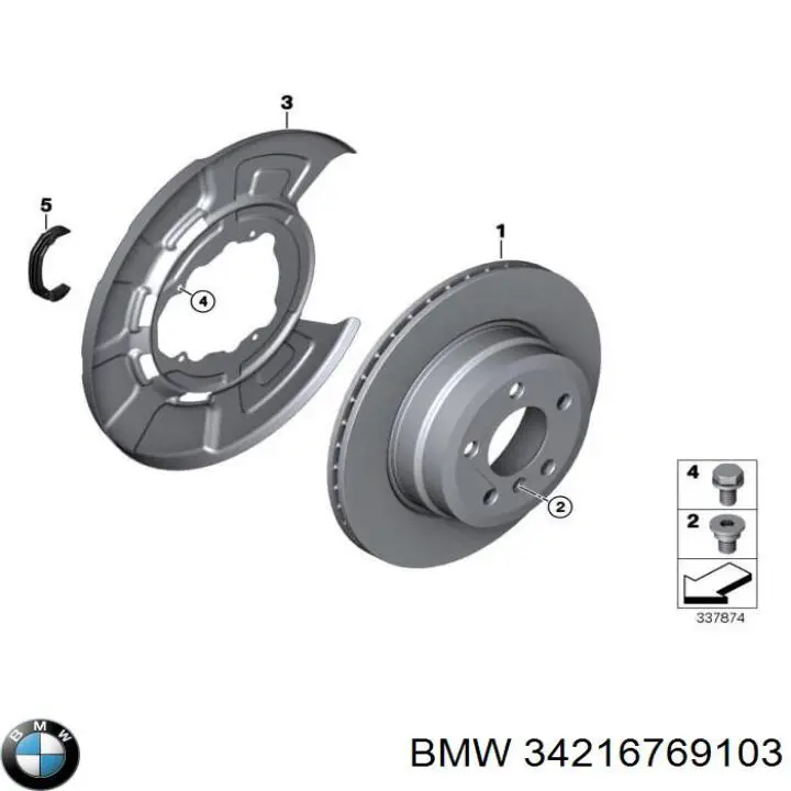 Kit de reparação de suporte do freio traseiro BMW 34216769103 preço, a partir de 26,55 USD