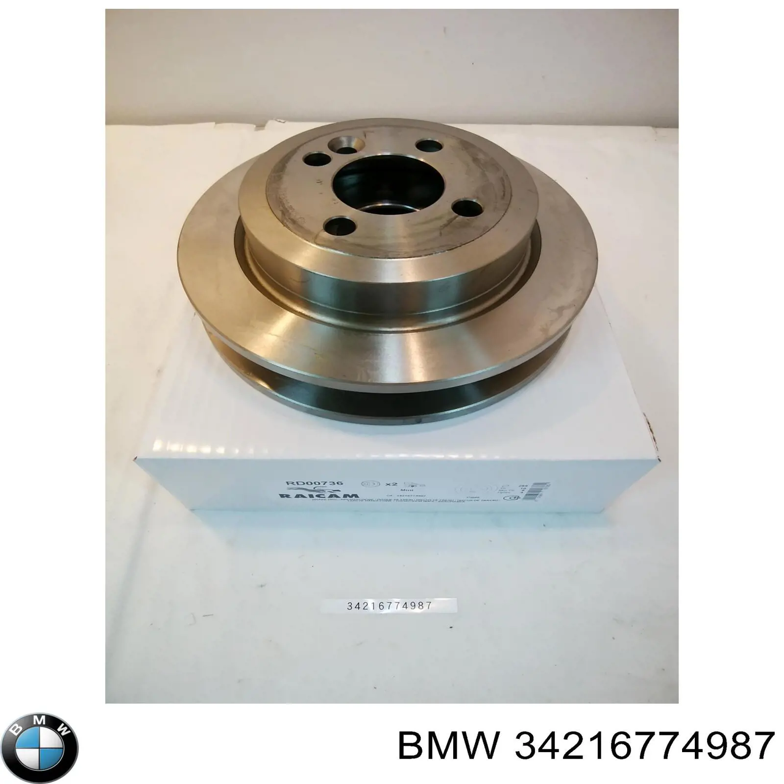 Disco do freio traseiro BMW 34216774987 preço, a partir de 35,02 USD