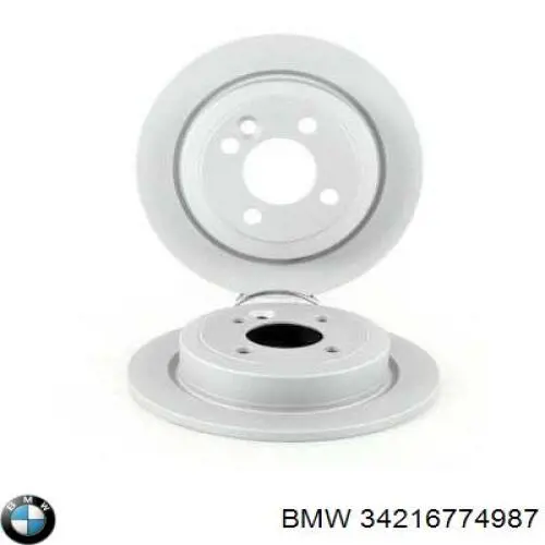 Compre 34216774987 BMW Disco do freio traseiro