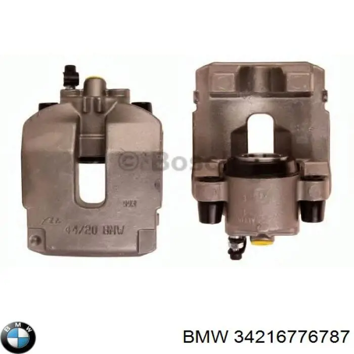 34216776787 BMW Suporte do freio traseiro esquerdo