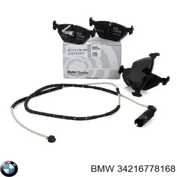 34216778168 BMW Sapatas do freio traseiras de disco